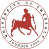 University of Thessaly official seal with centaur emblem