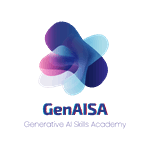 GenAISA Generative AI Skills Academy colorful logo