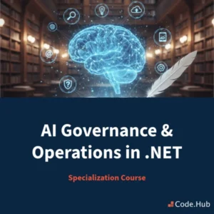 AI Governance and Operations in .NET specialization course banner