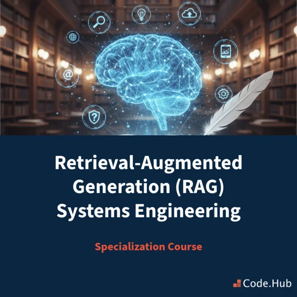 RAG Systems Engineering specialization course promotional banner by Code.Hub