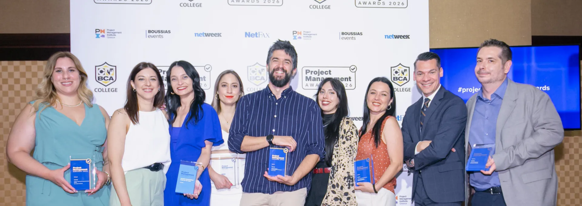 Group of winners at Project Management Awards 2026