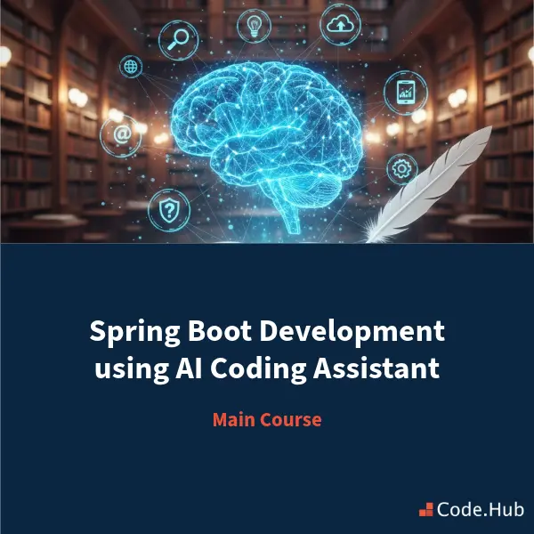 Spring Boot Development using AI Coding Assistant course banner