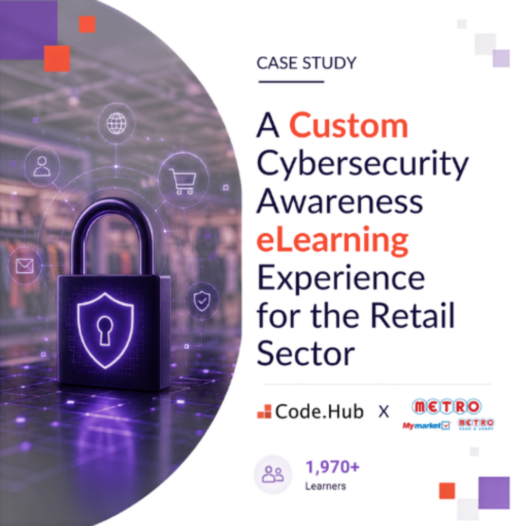 Cybersecurity eLearning case study for retail sector by Code.Hub
