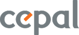 CEPAL logo with orange and gray lettering